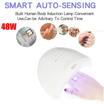 48W LED UV Lamp Nail Dryer Gel Polish Lamp Light Curing 5s/30s/60s Timer Smart Auto-Sensing Manicure Nail Dryer Machine
48W LED UV Lamp Nail Dryer Gel Polish Lamp Light Curing 5s/30s/60s Timer Smart Auto-Sensing Manicure Nail Dryer Machine