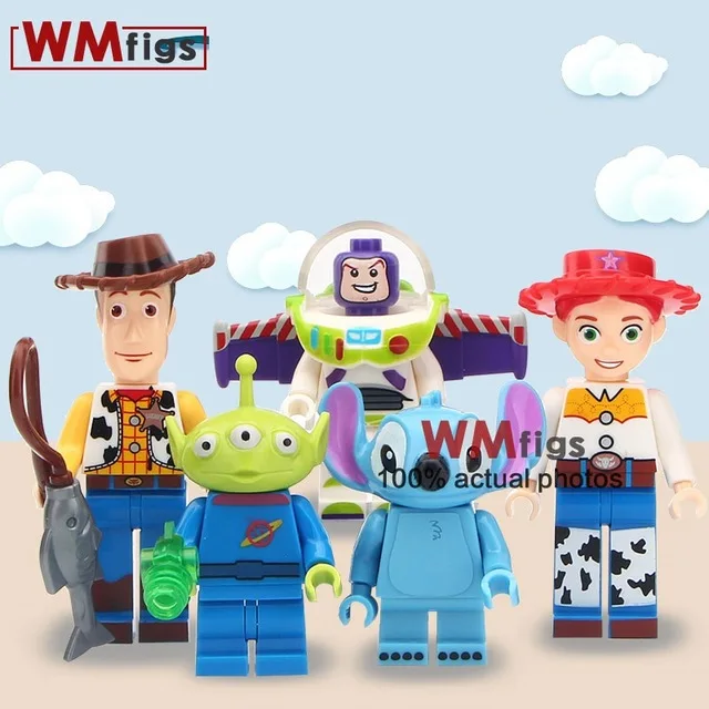 Single Stitch Toy Story Buzz Lightyear Woody Jessie Cartoon Girls Bo Peep s Building Blocks Toys for Children Juguetes
Single Stitch Toy Story Buzz Lightyear Woody Jessie Cartoon Girls Bo Peep s Building Blocks Toys for Children Juguetes