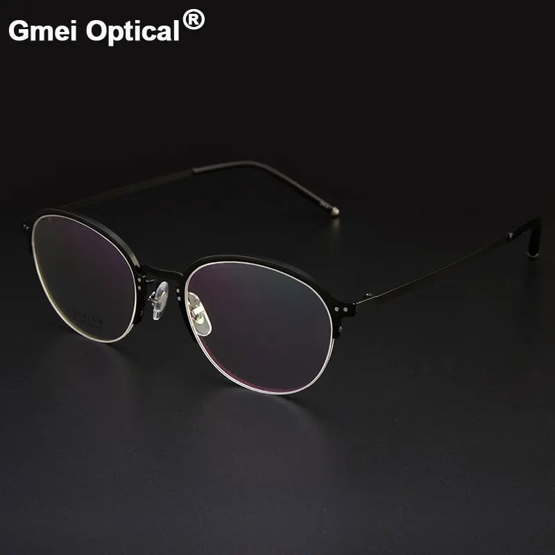 Gmei Optical Titanium Alloy Half-Rim Presciption Eyeglasses Frames For Men & Women's Hyperopia Spectacles Myopia Eyewear LF2026
Gmei Optical Titanium Alloy Half-Rim Presciption Eyeglasses Frames For Men & Women's Hyperopia Spectacles Myopia Eyewear LF2026
