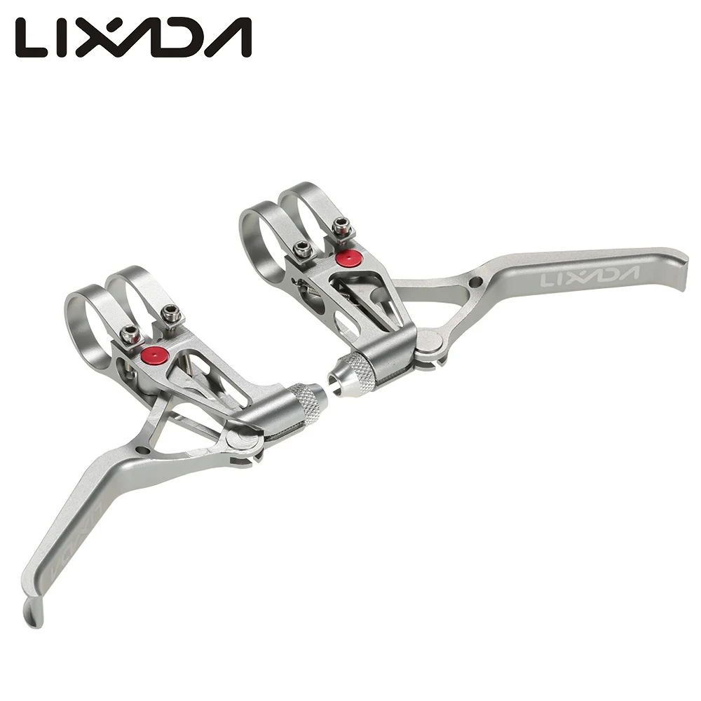 Lixada 1 Pair Brake CNC Aluminum V-brake Disc Brakes Lever Mountain Bike Bicycle Brake Handle Crank 3-Finger Bike Bicycle BMX
Lixada 1 Pair Brake CNC Aluminum V-brake Disc Brakes Lever Mountain Bike Bicycle Brake Handle Crank 3-Finger Bike Bicycle BMX