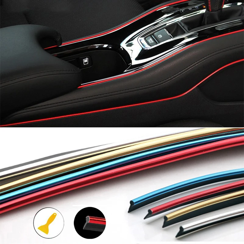 Car Styling 5M/pcs Universal DIY Flexible Interior Decoration Moulding Trim Strips Car Central Control and Door Decoration Strip
Car Styling 5M/pcs Universal DIY Flexible Interior Decoration Moulding Trim Strips Car Central Control and Door Decoration Strip