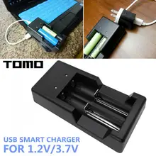 TOMO V6 Multifunctional 3.7V / 1.2V Smart Charger with Micro-USB Interface for AAA / AA / 18650 / 16340 / 14500 / 18500 Battery
TOMO V6 Multifunctional 3.7V / 1.2V Smart Charger with Micro-USB Interface for AAA / AA / 18650 / 16340 / 14500 / 18500 Battery