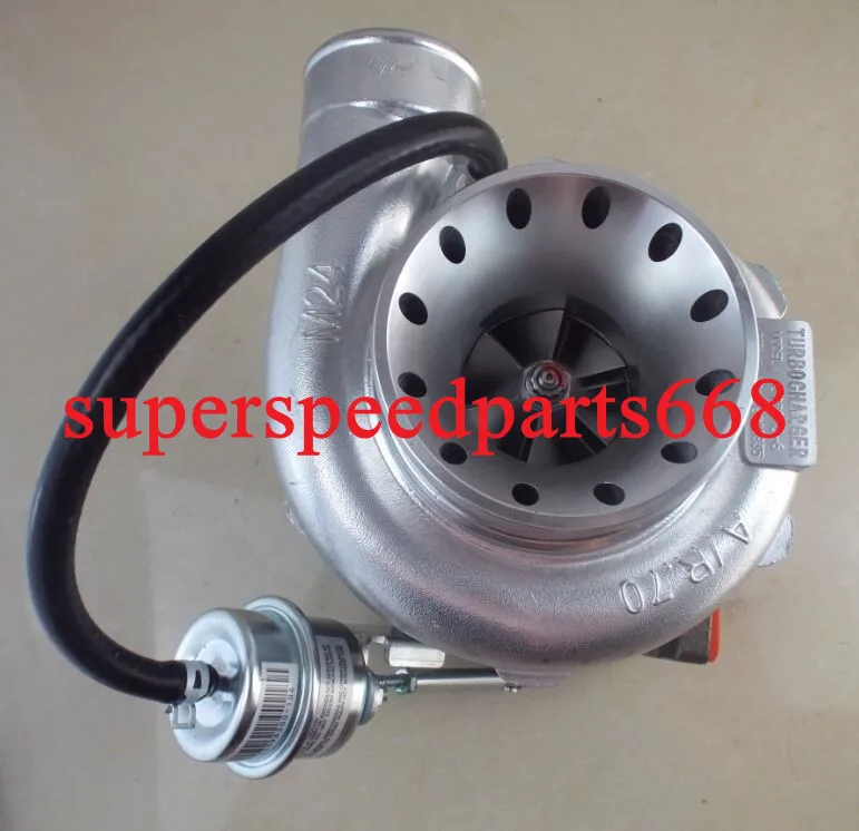 GT30 GT3076 a/r0.70 anti-surge a/r.86 T25 350-450hp 5 bolt Journal bearing water and oil cooled turbo turbocharger
GT30 GT3076 a/r0.70 anti-surge a/r.86 T25 350-450hp 5 bolt Journal bearing water and oil cooled turbo turbocharger