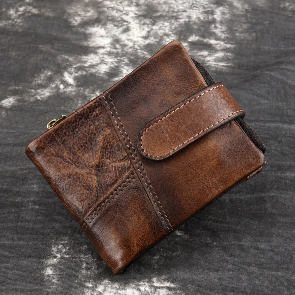 High Quality Genuine Leather Bifold Wallet Money Cash Clutch Bag Coin Pocket Casual Vintage Multi-Cards Holder Men Short Purse
High Quality Genuine Leather Bifold Wallet Money Cash Clutch Bag Coin Pocket Casual Vintage Multi-Cards Holder Men Short Purse
