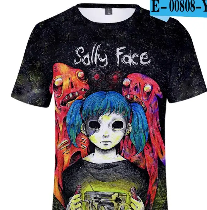 Sally face 3D Print Kids Cool Short Sleeve T-shirt Cool 2019 Summer Fashion Harajuku Boys and Girls Casual T-shirt
Sally face 3D Print Kids Cool Short Sleeve T-shirt Cool 2019 Summer Fashion Harajuku Boys and Girls Casual T-shirt