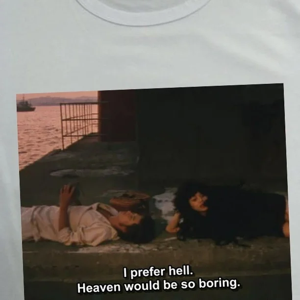 kuakuayu HJN I Prefer Hell 90s Asian Movie Quotes T-Shirt Unisex Tumblr Grunge Aesthetic Printed Tee Hipster Shirt
kuakuayu HJN I Prefer Hell 90s Asian Movie Quotes T-Shirt Unisex Tumblr Grunge Aesthetic Printed Tee Hipster Shirt