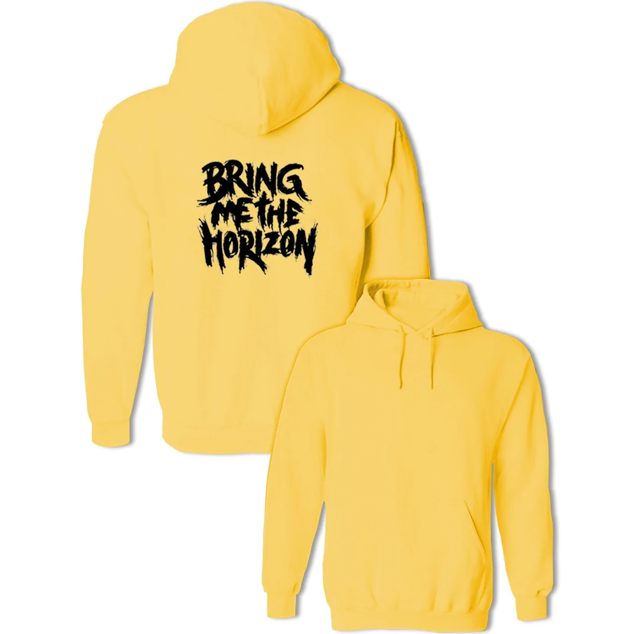 Модные толстовки с капюшоном Bring Me The Horizon рок группы Death в стиле хип хоп женская