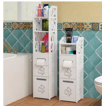 

Toilet rack sideboards bathroom shelves floor bathroom folder stool toilet toilet supplies storage rack005
