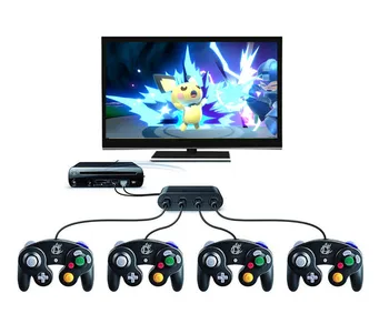 GC Adapter Converter 4 Ports For GameCube for Switch N G C PC Game Accessory with USB adapter
GC Adapter Converter 4 Ports For GameCube for Switch N G C PC Game Accessory with USB adapter