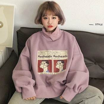 YouGeMan Womens Sweatshirts Hoodies Korean Ulzzang Harajuku Cartoon Print Turtleneck Hoodie Woman Long Sleeve Hoody Sweatshirt
YouGeMan Womens Sweatshirts Hoodies Korean Ulzzang Harajuku Cartoon Print Turtleneck Hoodie Woman Long Sleeve Hoody Sweatshirt
