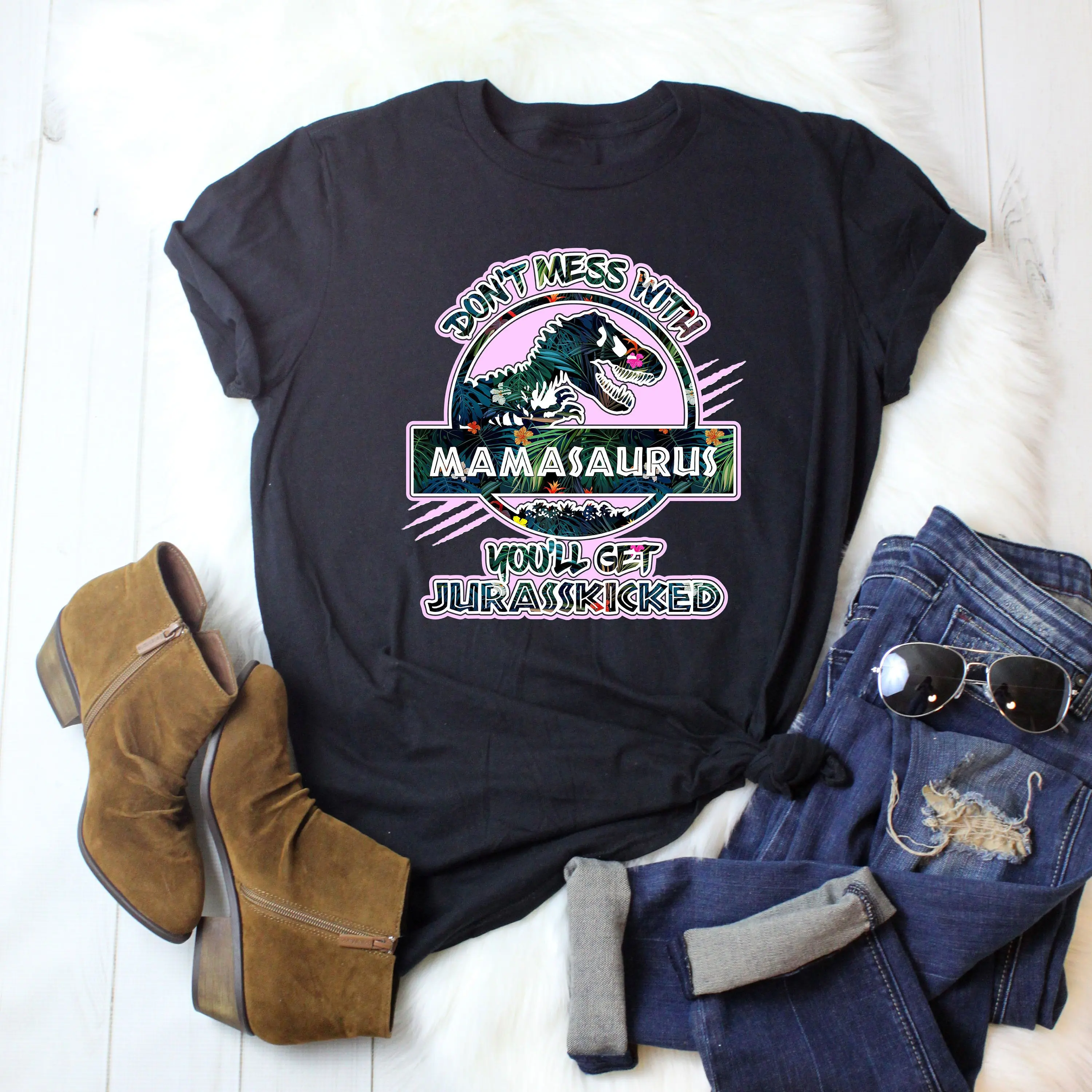 Dinosaur Don't mess with Auntiesaurus you'll get Jurasskicked T Shirt, mamasaurus , Auntie saurus, grandmasaurus shirt
Dinosaur Don't mess with Auntiesaurus you'll get Jurasskicked T Shirt, mamasaurus , Auntie saurus, grandmasaurus shirt