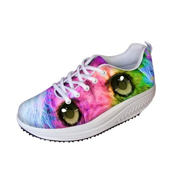 ELVISWORDS Rainbow Color 3D Eyes Women Platform Flats Summer Mesh Sneakers Shape Ups Fitness Loafers For Female Breathable
ELVISWORDS Rainbow Color 3D Eyes Women Platform Flats Summer Mesh Sneakers Shape Ups Fitness Loafers For Female Breathable