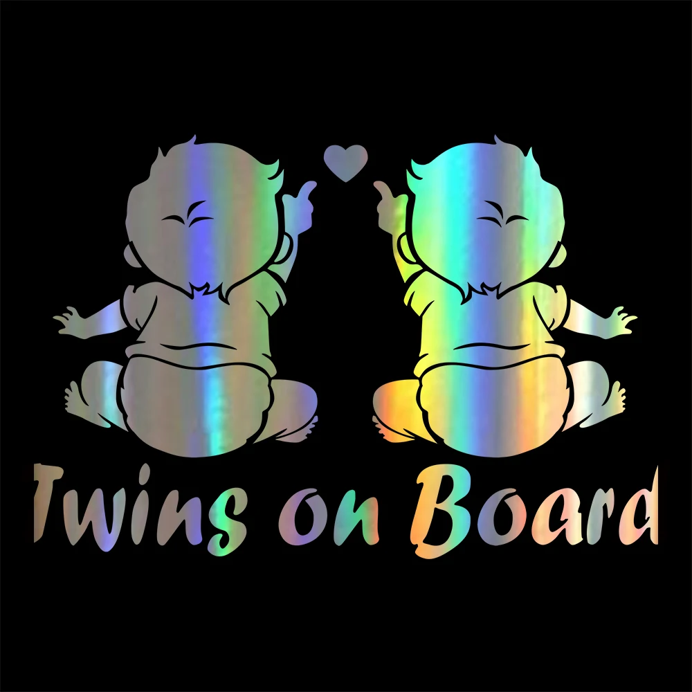 Baby on Board Car Stickers and Decals for Twin Kids in Car Styling Bumper Sticker Sign 7.51"x4.92" Windshield Window Vinyl Decal 
Baby on Board Car Stickers and Decals for Twin Kids in Car Styling Bumper Sticker Sign 7.51"x4.92" Windshield Window Vinyl Decal