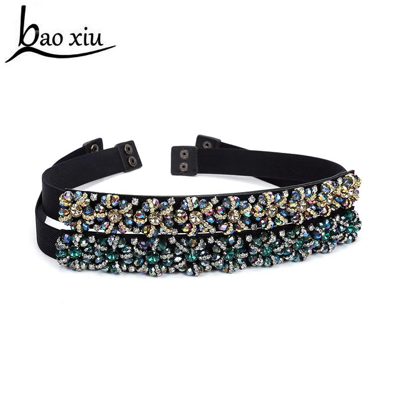 Fashion New Hot 2018 Luxury Sexy Statement elastic Belts black color DIY Handmade Gem Crystal body chains accessories
Fashion New Hot 2018 Luxury Sexy Statement elastic Belts black color DIY Handmade Gem Crystal body chains accessories