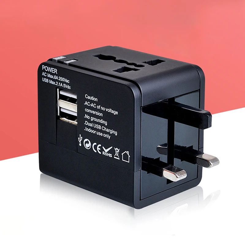 Travel Globally Conversion Plug Multifunction EU UK US Universal Plug adapte USB Interface 2100MA Electronic Accessories Items
Travel Globally Conversion Plug Multifunction EU UK US Universal Plug adapte USB Interface 2100MA Electronic Accessories Items
