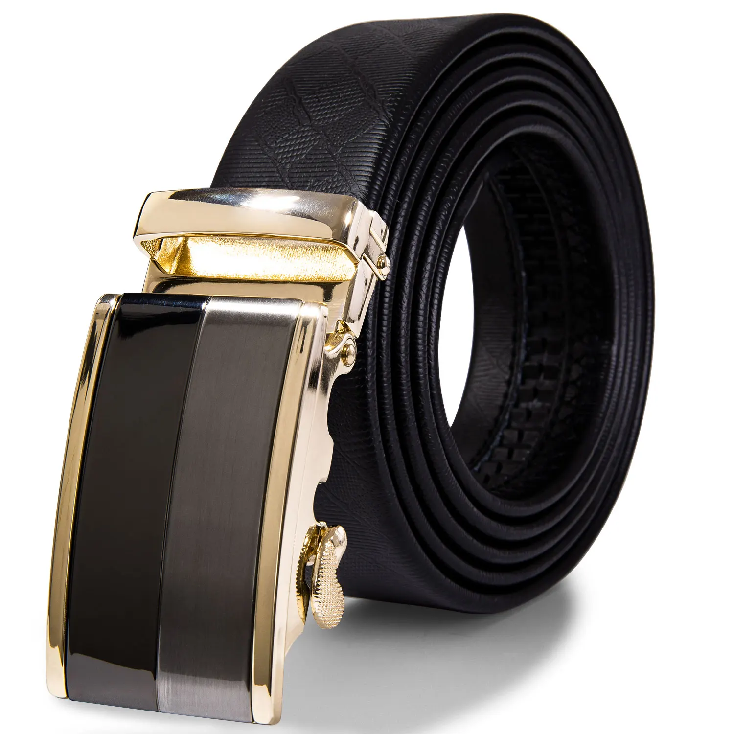 DK-2078 DiBanGu Fashion Classic Black Belt Golden Buckle Men Belts Metal Buckle Leather Belt for Men Automatic Buckle Belt
DK-2078 DiBanGu Fashion Classic Black Belt Golden Buckle Men Belts Metal Buckle Leather Belt for Men Automatic Buckle Belt