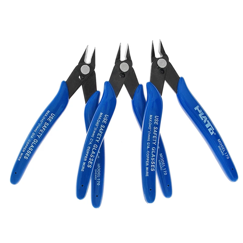 Electrical Wire Cable Cutters Cutting Side Snips Flush Pliers Nipper Anti-slip Rubber Mini Diagonal Pliers Hand Tools
Electrical Wire Cable Cutters Cutting Side Snips Flush Pliers Nipper Anti-slip Rubber Mini Diagonal Pliers Hand Tools