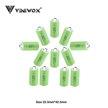 1.2V Ni-CD SC Battery Cell 1200mAh Nickel CD Subc Accumulator Rechargeable Batteries for Power Tool Electrical Tools Battery
1.2V Ni-CD SC Battery Cell 1200mAh Nickel CD Subc Accumulator Rechargeable Batteries for Power Tool Electrical Tools Battery