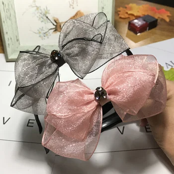 Haimeikang Girls Pink Big Bow Knot Hairband Kids Korean Style Sweety Headband Summer Mesh Rosette Hair Accessories Hoop Headwear
Haimeikang Girls Pink Big Bow Knot Hairband Kids Korean Style Sweety Headband Summer Mesh Rosette Hair Accessories Hoop Headwear