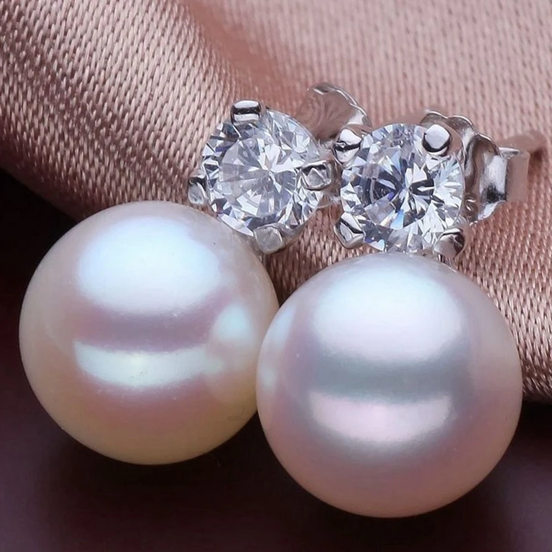 charming! natural freshwater Cultured 8mm round fine pearls jewelry earrings 925 sterling silver and zirconium 6 color for women
charming! natural freshwater Cultured 8mm round fine pearls jewelry earrings 925 sterling silver and zirconium 6 color for women