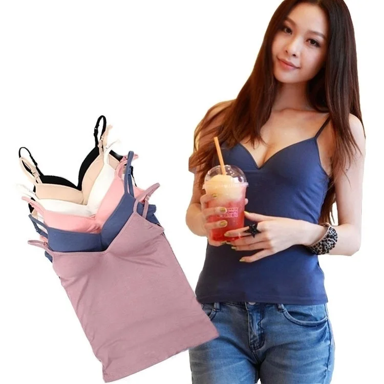 Women Cotton Belt Coaster Cup Type Sling Vest Female Sling Bottoming Shirt Leisure Sports Bra Underwear 2017 Women wear
Women Cotton Belt Coaster Cup Type Sling Vest Female Sling Bottoming Shirt Leisure Sports Bra Underwear 2017 Women wear
