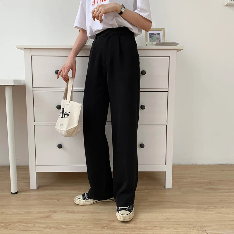 S-L 2019 Casual Straight Suit Pants Women High Waist Pant Office Lady black Long Trousers womens (X329)
S-L 2019 Casual Straight Suit Pants Women High Waist Pant Office Lady black Long Trousers womens (X329)