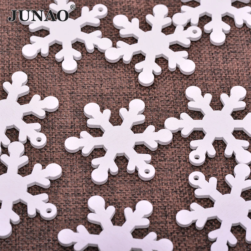 JUNAO 10pcs 50mm White Wooden Snowflakes Christmas Pendants Ornaments Xmas Tree Hanging DIY Wood Christmas Decorations for Home
JUNAO 10pcs 50mm White Wooden Snowflakes Christmas Pendants Ornaments Xmas Tree Hanging DIY Wood Christmas Decorations for Home