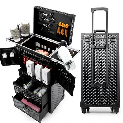 CALUDAN large volume Multifunctional cosmetic Rolling Luggage Professional hairdressing tools brand custom Suitcase
CALUDAN large volume Multifunctional cosmetic Rolling Luggage Professional hairdressing tools brand custom Suitcase