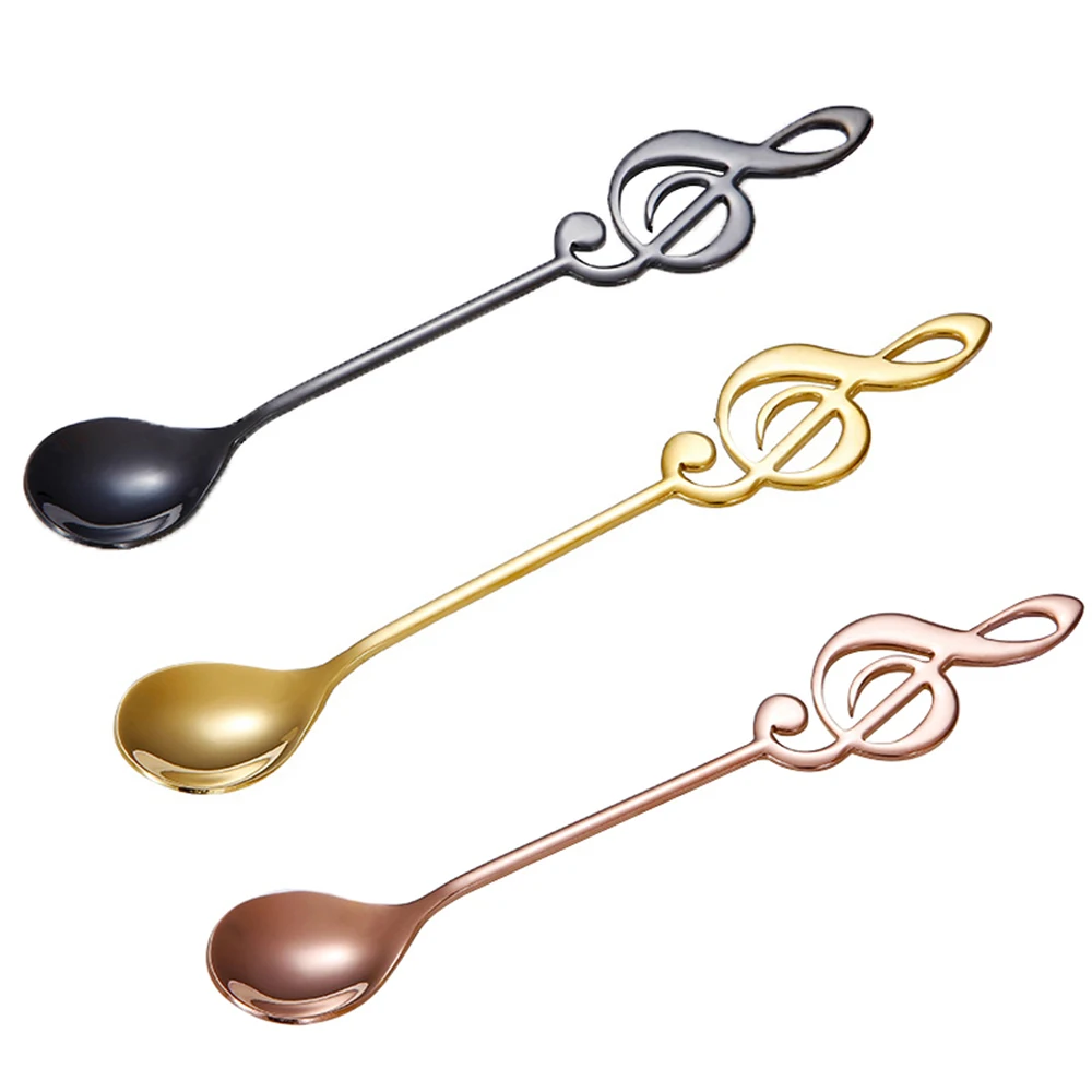 1pcs Useful Musical Note Stainless Steel Coffee Spoons Tea Spoon Stirring Spoon Stylish Black gold rose color for choose
1pcs Useful Musical Note Stainless Steel Coffee Spoons Tea Spoon Stirring Spoon Stylish Black gold rose color for choose