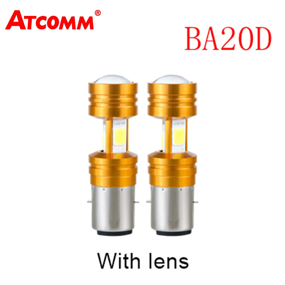 ATcomm 1Pcs BA20D LED Motorcycle Headlight 12V COB Chip 6500K Super White 3400Lm LED Phare Moto Bike Scooter Headlamp Bulbs 
ATcomm 1Pcs BA20D LED Motorcycle Headlight 12V COB Chip 6500K Super White 3400Lm LED Phare Moto Bike Scooter Headlamp Bulbs