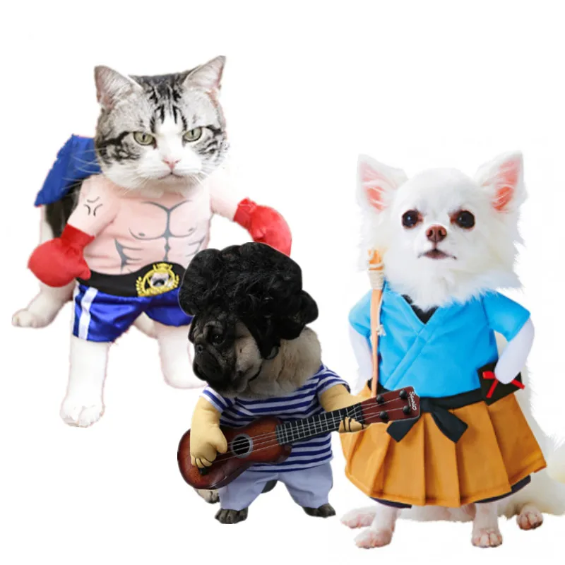 Funny Cat Clothes Costume Guitar Policeman Racer Suit Clothing For Dog Party Halloween Costume Cowboy Pet Clothes Suit 171111-58
Funny Cat Clothes Costume Guitar Policeman Racer Suit Clothing For Dog Party Halloween Costume Cowboy Pet Clothes Suit 171111-58
