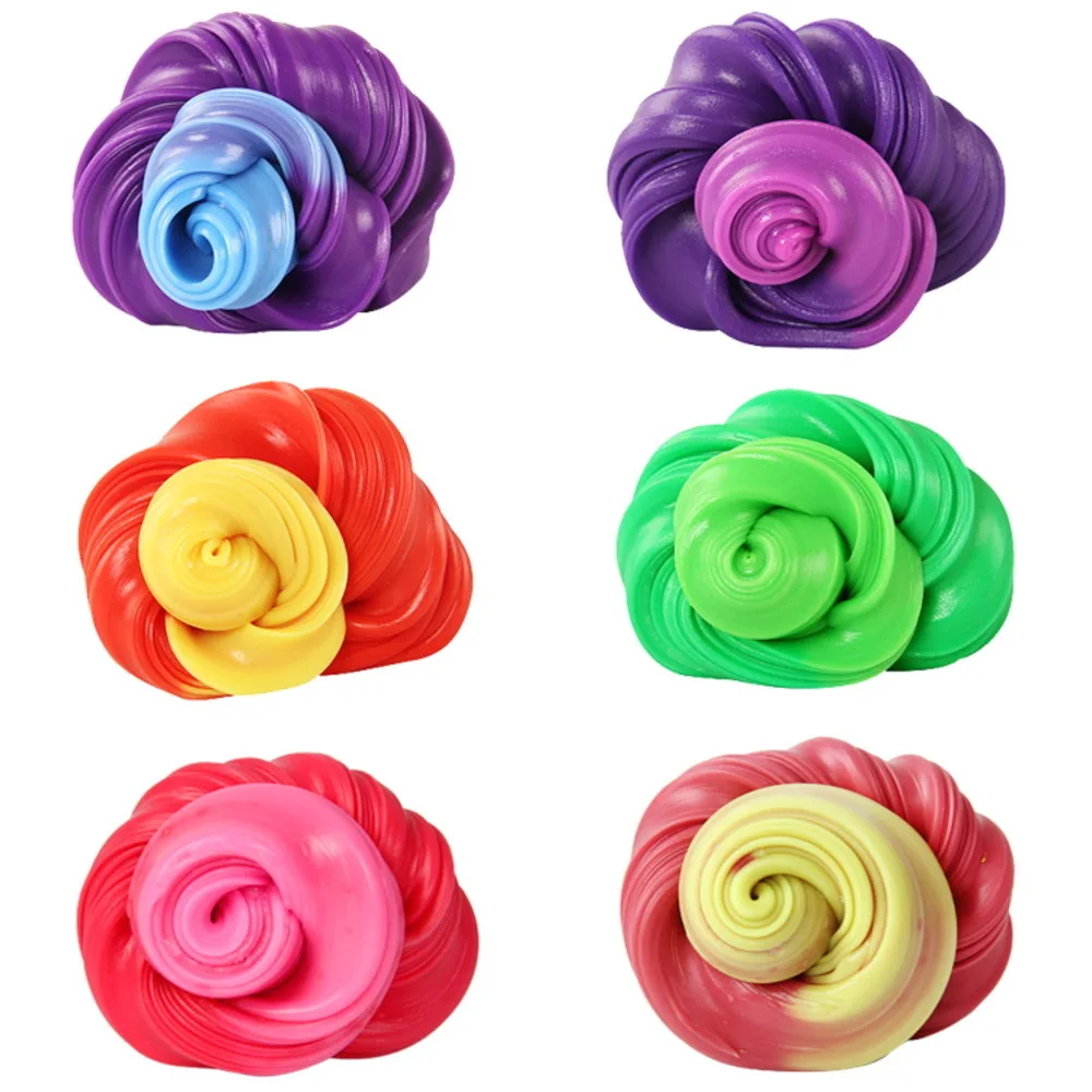 Temperature Sensing Discoloration Bounce Mud Plasticine HAND Thinking Putty modeling soft clay for diy play-doh slime kit fluffy |