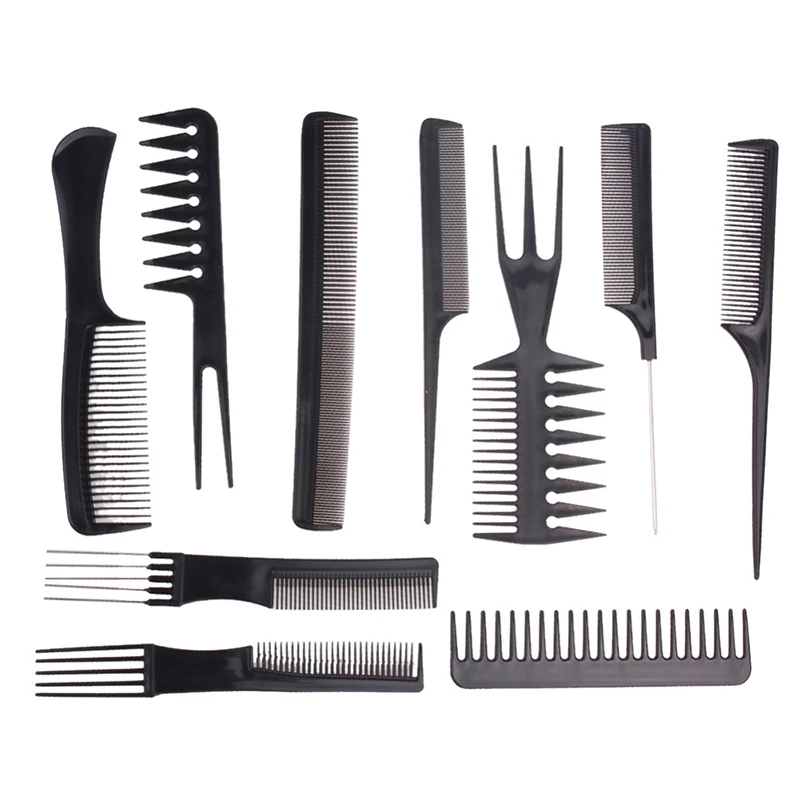 10pcs Professional Hair Styling Comb Set Anti Static Hairbrush Salon Barber Hairdressing Tools for All Hairstyles
10pcs Professional Hair Styling Comb Set Anti Static Hairbrush Salon Barber Hairdressing Tools for All Hairstyles