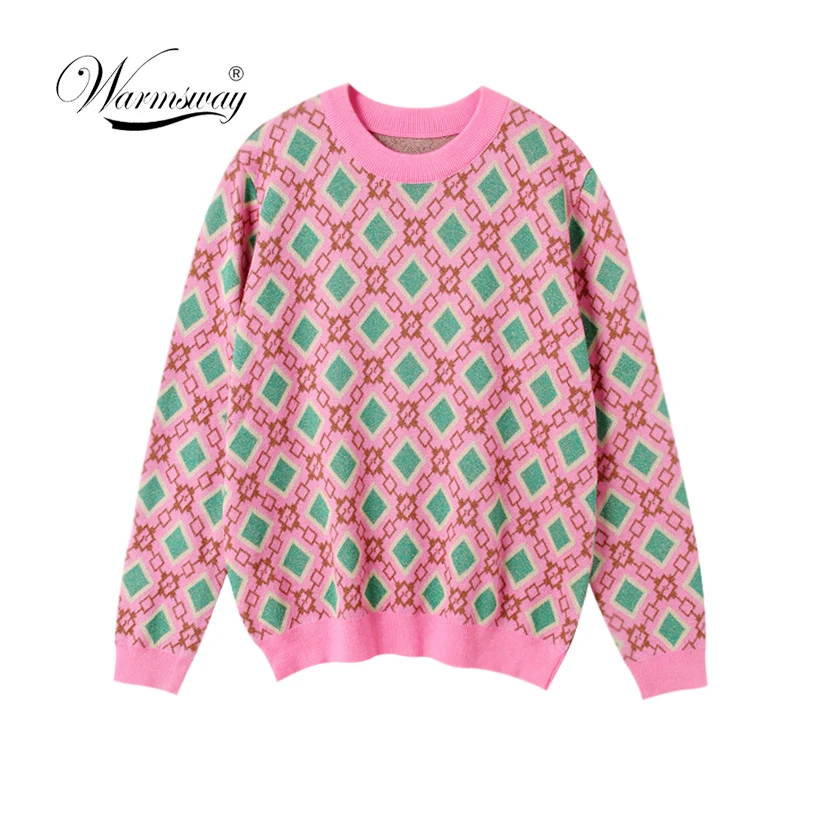 Vintage Sweet Multicolored Yarn Knit Sweater Women 2019 New Fashion O Neck Long Sleeve Ladies Pullovers Casual Pull Femme C-226
Vintage Sweet Multicolored Yarn Knit Sweater Women 2019 New Fashion O Neck Long Sleeve Ladies Pullovers Casual Pull Femme C-226