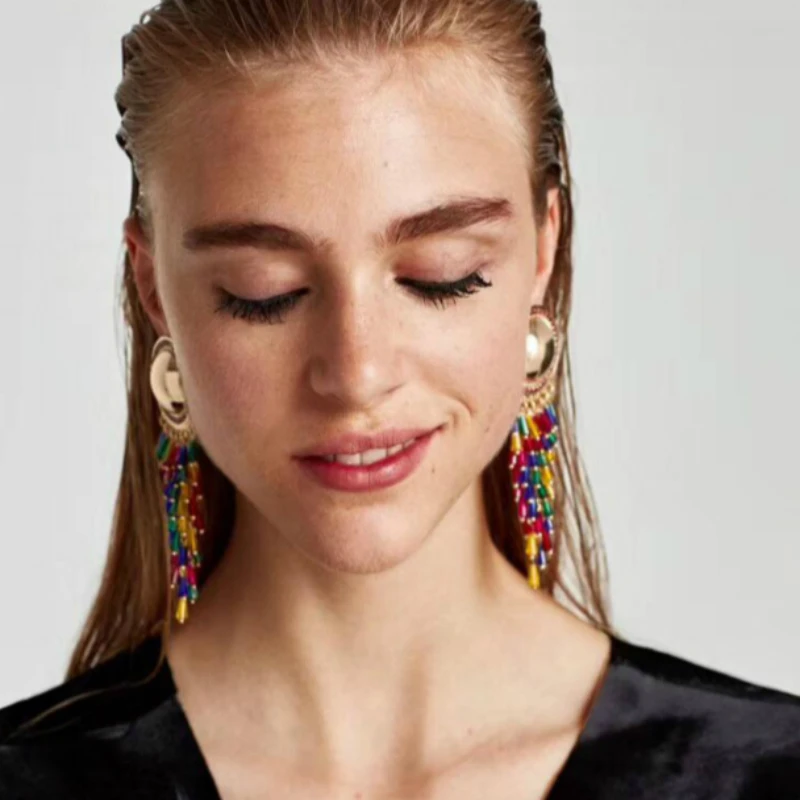 MYDANER 2017 New Colorful Bohemia Luxury Water Drop Jewelry Gorgeous Elegant Beads Handmade Crystal Earrings for Women Wholesale
MYDANER 2017 New Colorful Bohemia Luxury Water Drop Jewelry Gorgeous Elegant Beads Handmade Crystal Earrings for Women Wholesale
