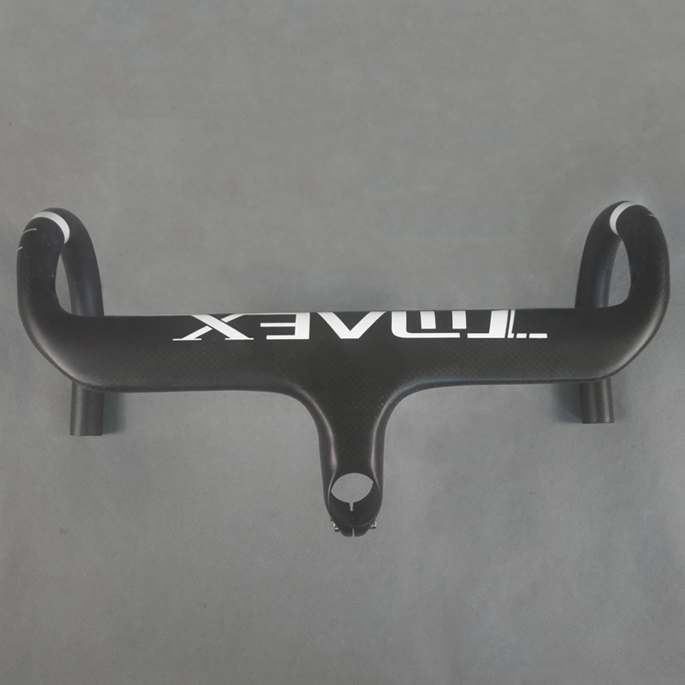 TMAEX Newly Carbon Fibre Road integrated Handlebar With Stem Matte UD Racing Cycling Bicycle Carbon Handlebar+Stem Ultra light
TMAEX Newly Carbon Fibre Road integrated Handlebar With Stem Matte UD Racing Cycling Bicycle Carbon Handlebar+Stem Ultra light