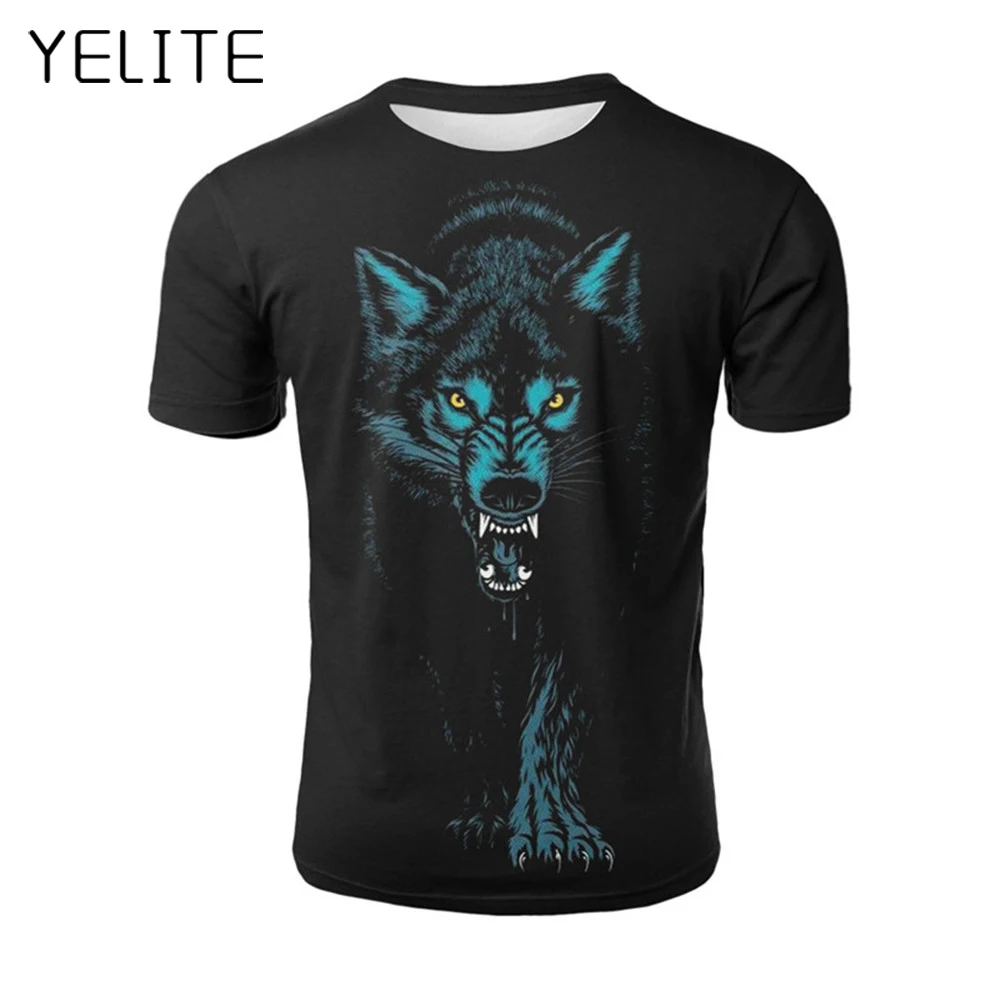 YELITE 2019 New Fashion Wolf Pattern T Shirt Men Print T-shirt Summer Casual TShirt for Mens Short Sleeve Beach Tops streetwear
YELITE 2019 New Fashion Wolf Pattern T Shirt Men Print T-shirt Summer Casual TShirt for Mens Short Sleeve Beach Tops streetwear