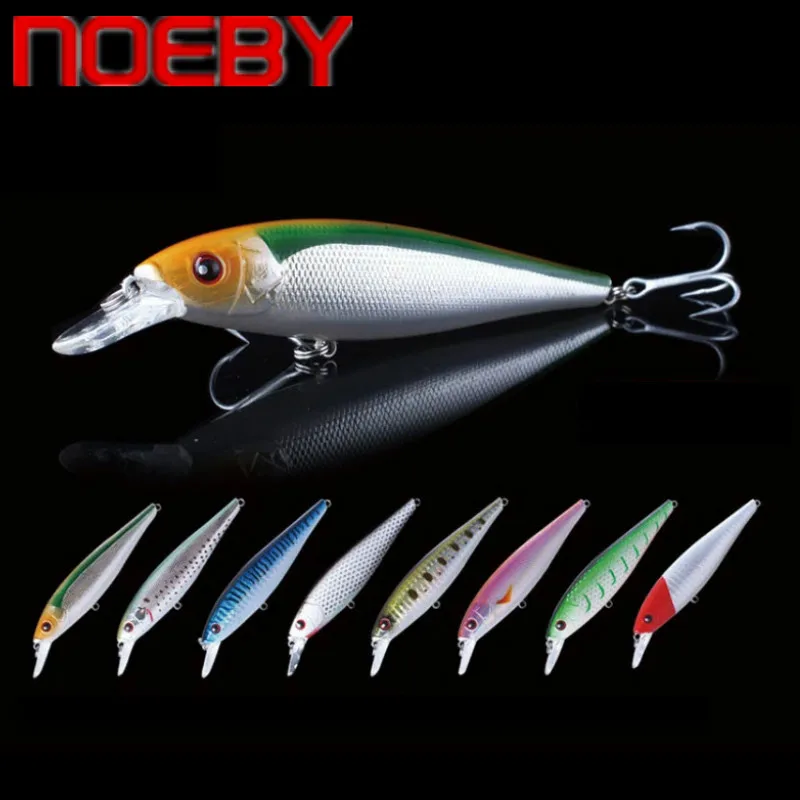 NOEBY Minnow Lure 102mm 15g Suspending 0-1.8m Swimbait Fishing Wobblers Iscas Artificiais Fishing Tackle Plastic Hard Bait
NOEBY Minnow Lure 102mm 15g Suspending 0-1.8m Swimbait Fishing Wobblers Iscas Artificiais Fishing Tackle Plastic Hard Bait