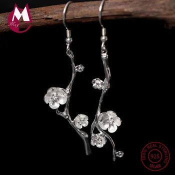 925 Sterling Silver Earrings For Women Original Plum Blossom Drop Earrings Anniversary Gifts Prevent Allergy Fine Jewelry YE25
925 Sterling Silver Earrings For Women Original Plum Blossom Drop Earrings Anniversary Gifts Prevent Allergy Fine Jewelry YE25
