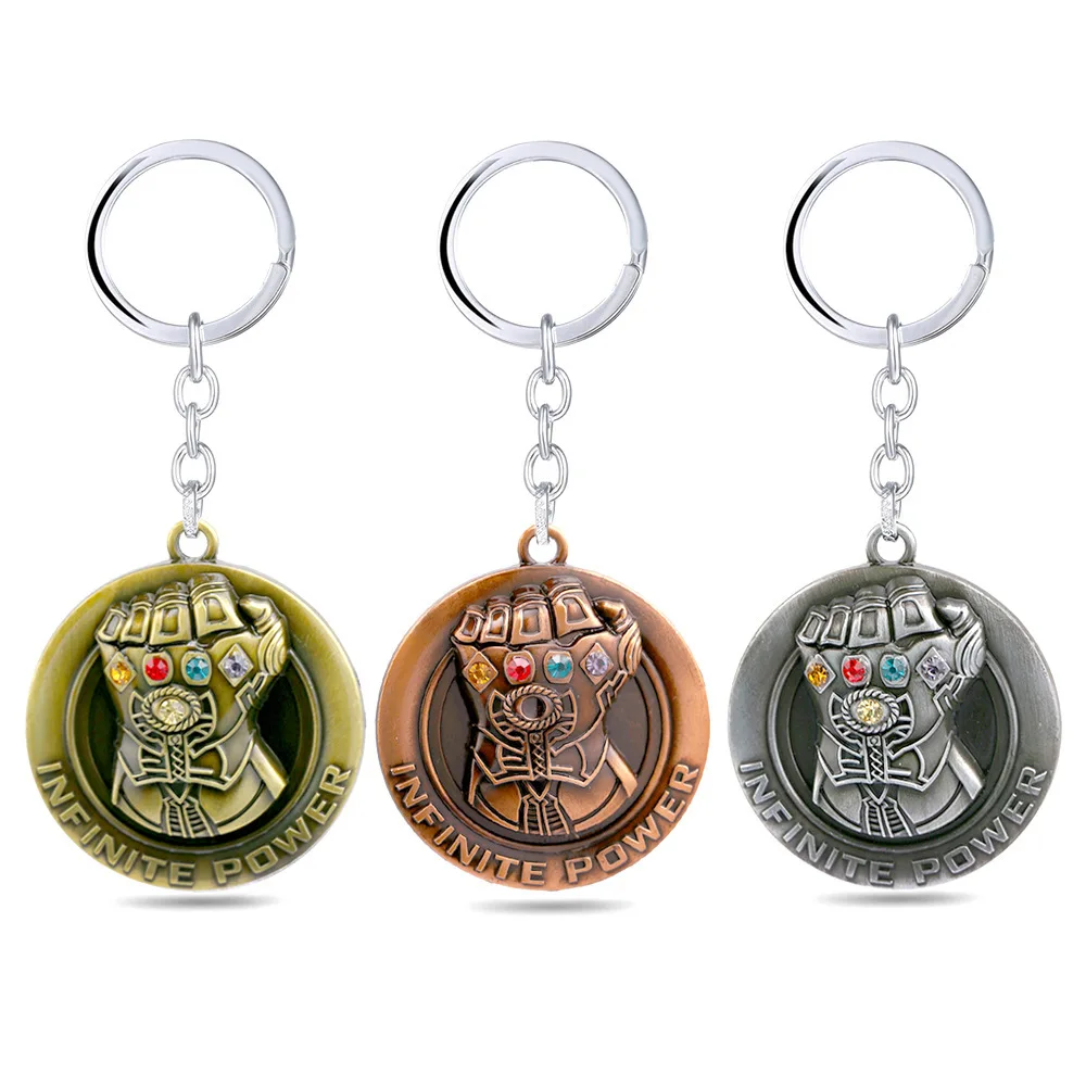 High Quality 2019 The New arrival Avengers 3 Thanos fist Key Ring for Men Metal gold bronze silver hand thanos Key Chains movie
High Quality 2019 The New arrival Avengers 3 Thanos fist Key Ring for Men Metal gold bronze silver hand thanos Key Chains movie