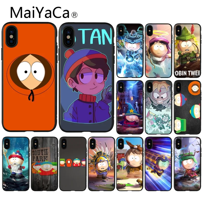 MaiYaCa south park Black TPU Soft Silicone Phone Cover for iPhone 5 5Sx 6 7 7plus 8 8Plus X XS MAX XR
MaiYaCa south park Black TPU Soft Silicone Phone Cover for iPhone 5 5Sx 6 7 7plus 8 8Plus X XS MAX XR