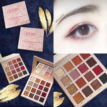 Professional 16 Color Glitter Eyeshadow Pallete Metallic Waterproof Pigment Eyeshadow Palette Shimmer Matte Eye Makeup Cosmetic
Professional 16 Color Glitter Eyeshadow Pallete Metallic Waterproof Pigment Eyeshadow Palette Shimmer Matte Eye Makeup Cosmetic
