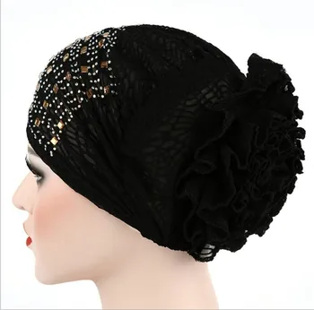 Yyun Solid Color African Head wraps Women Arabic turban cap Ladies rhinestone headband Bonnet Hat
Yyun Solid Color African Head wraps Women Arabic turban cap Ladies rhinestone headband Bonnet Hat