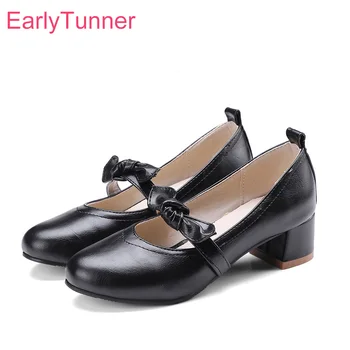 Brand New Spring Sweet Black Apricot Women Casual Pumps Fashion Med Heels Lady Nude Shoes EP86 Plus Big Small Size 30 10 43 48
Brand New Spring Sweet Black Apricot Women Casual Pumps Fashion Med Heels Lady Nude Shoes EP86 Plus Big Small Size 30 10 43 48