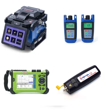 Orientek T43 Fusion Splicer OTDR Combos SV20A OTDR 1310/1550nm 32/30dB Optical Power Meter Optical Light Source VFL
Orientek T43 Fusion Splicer OTDR Combos SV20A OTDR 1310/1550nm 32/30dB Optical Power Meter Optical Light Source VFL