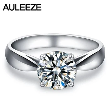 Classic Prong Setting 9K White Gold Wedding Ring 1CT Simulated Diamond Solitaire Engagement Rings For Women Valentine's Day Gift
Classic Prong Setting 9K White Gold Wedding Ring 1CT Simulated Diamond Solitaire Engagement Rings For Women Valentine's Day Gift
