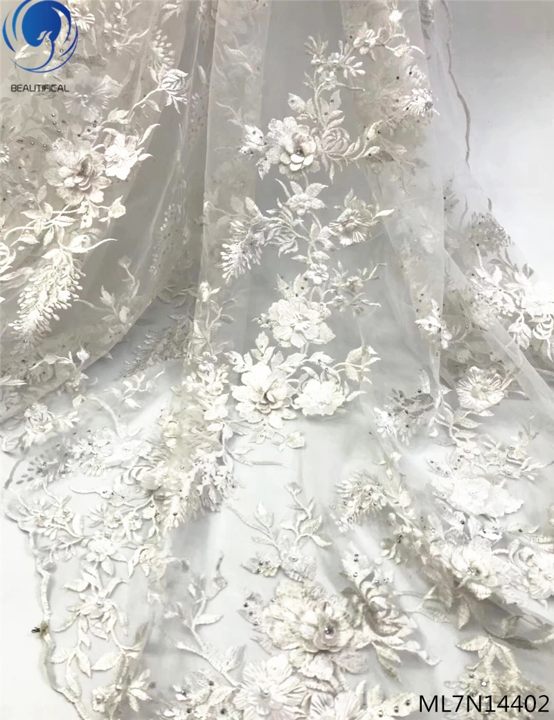 BEAUTIFICAL 3d lace fabric 3d handmade flower lace fabric lace bridal material 3d online 5 yards/lot with beads for sale ML7N144
BEAUTIFICAL 3d lace fabric 3d handmade flower lace fabric lace bridal material 3d online 5 yards/lot with beads for sale ML7N144