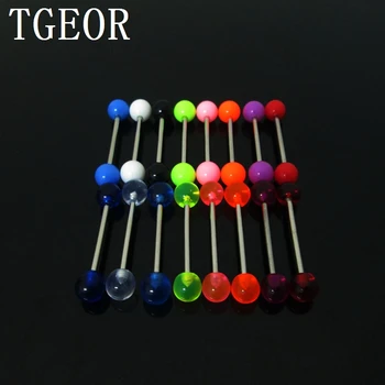 Hot wholesale 100pcs 15G tongue ring mixed colors plain ball UV acrylic piercing tongue STRAIGHT barbell free shipping
Hot wholesale 100pcs 15G tongue ring mixed colors plain ball UV acrylic piercing tongue STRAIGHT barbell free shipping