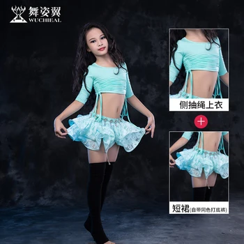 Hot Sale New Oriental Dance Costumes Wuchieal kids girls Belly Dance Costume top+skirt suits dance Clothes 171
Hot Sale New Oriental Dance Costumes Wuchieal kids girls Belly Dance Costume top+skirt suits dance Clothes 171