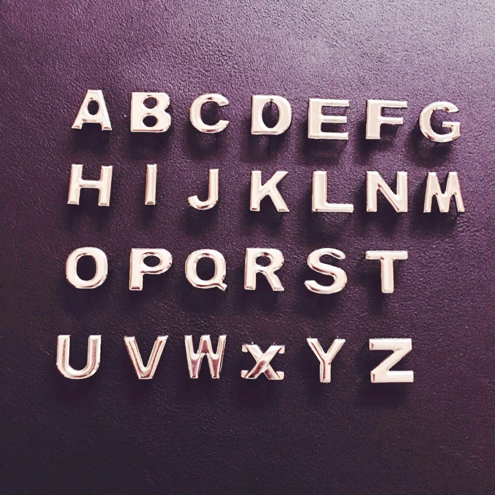 DIY leather craft clothing decoration rivet words letter alphabet metal silver color feet nail 26pcs/lot
DIY leather craft clothing decoration rivet words letter alphabet metal silver color feet nail 26pcs/lot